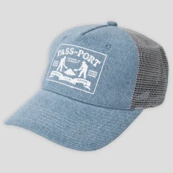 Pass~Port Workers Club Denim Packers Trucker - Light Indigo