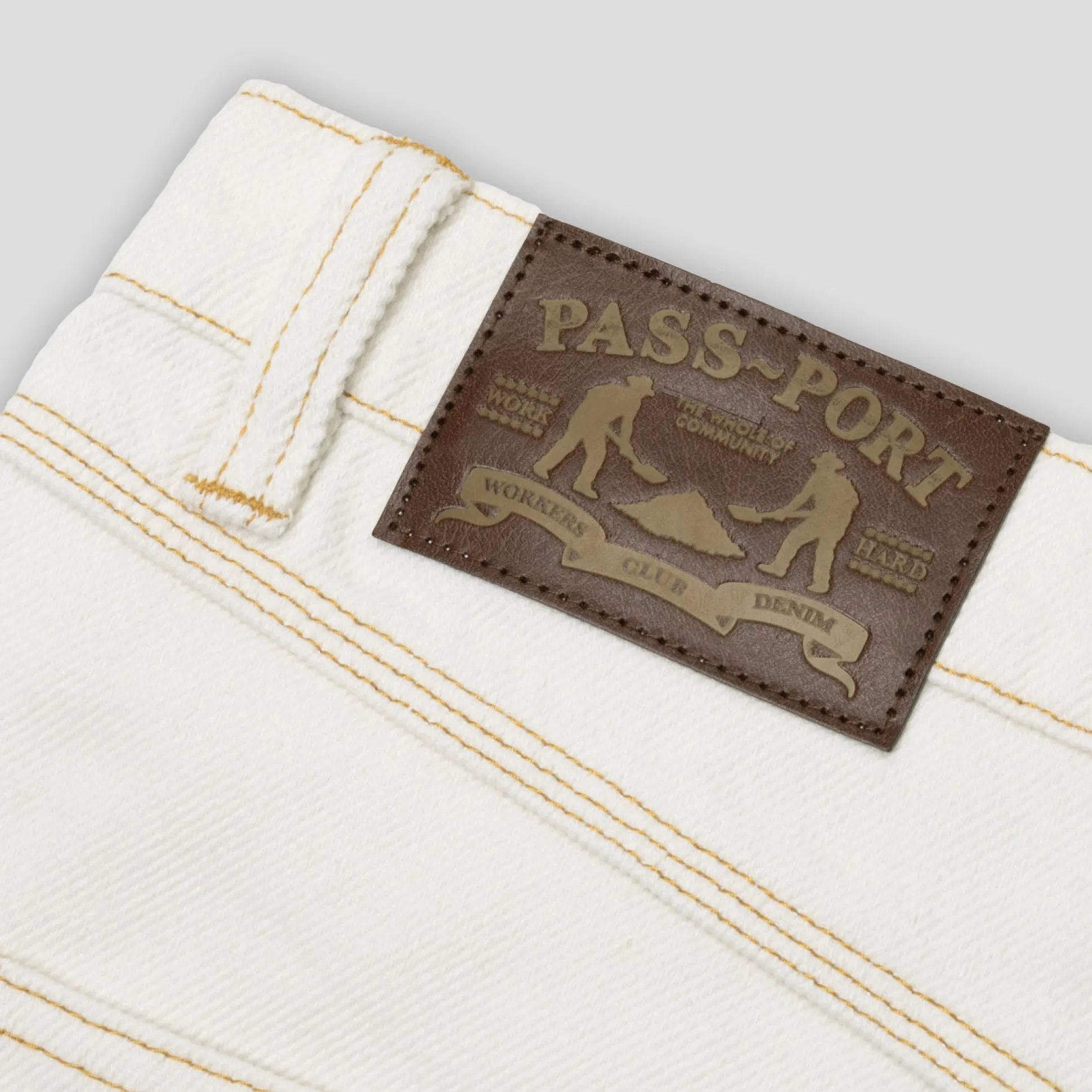 Pass~Port Workers Club Denim Jean - Ecru