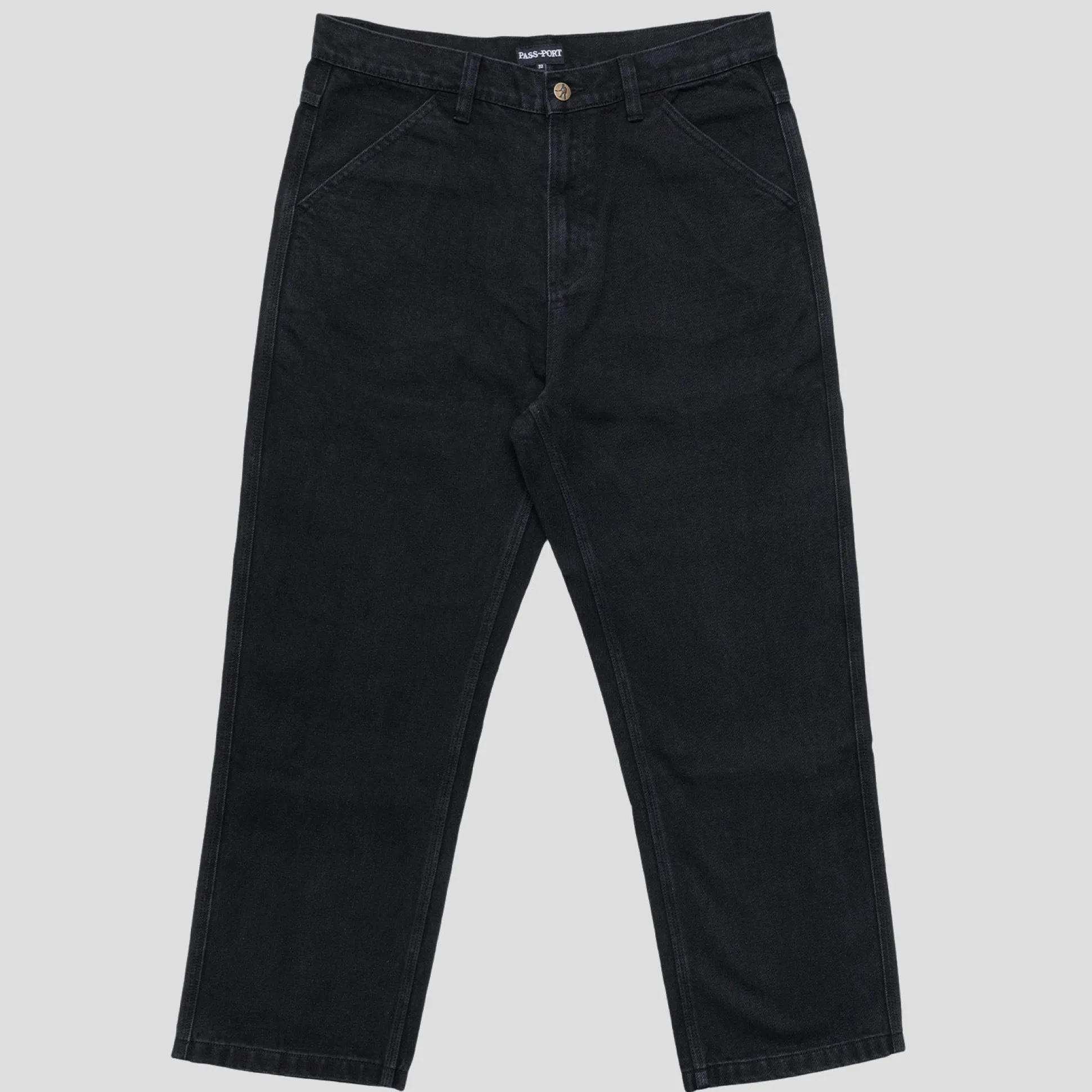 Pass~Port Workers Club Denim Jean - Washed Black