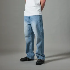 Pass~Port Workers Club Jean Pant - Faded Washed Light Indigo