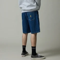 Pass~Port Workers Club Jean Short - Faded Washed Dark Indigo