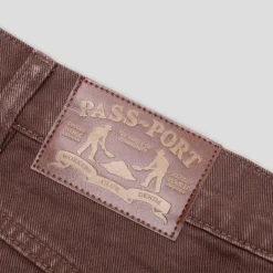 Pass~Port Workers Club Jean Short - Bottle Brown