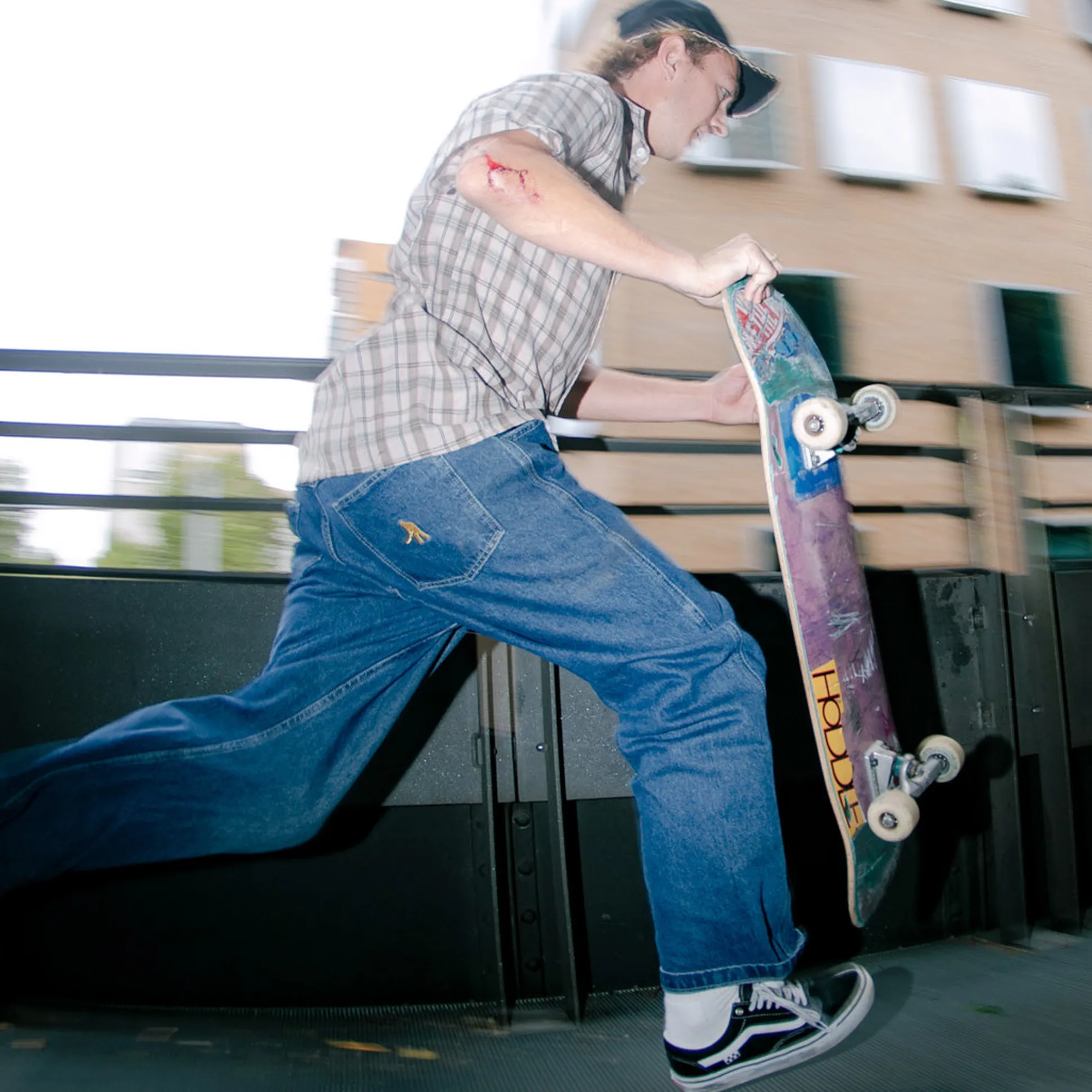 Pass~Port Workers Club Jean Pant - Faded Washed Dark Indigo