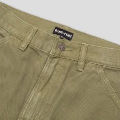 Pass~Port Workers Club Jean Short - Olive