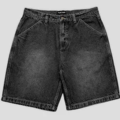 Pass~Port Workers Club Jean Short - Faded Washed Black