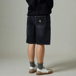 Pass~Port Workers Club Jean Short - Faded Washed Black