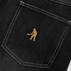 Pass~Port Workers Club Jean Short - Faded Washed Black