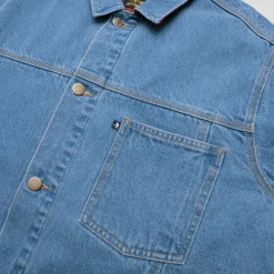 Pass~Port Workers Club Lined Denim Jacket - Washed Light Indigo