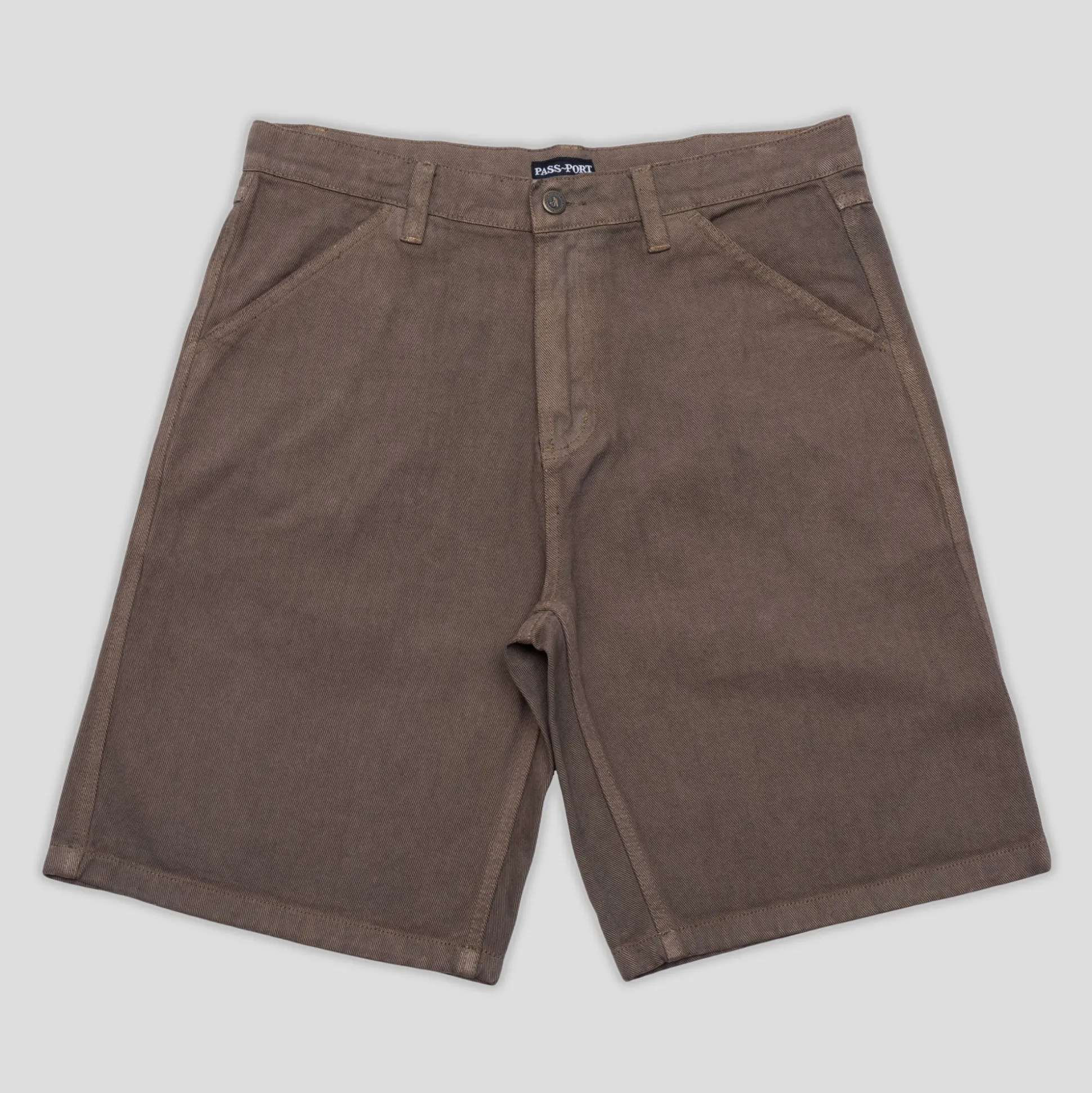 Pass~Port Workers Club Short - Washed Brown