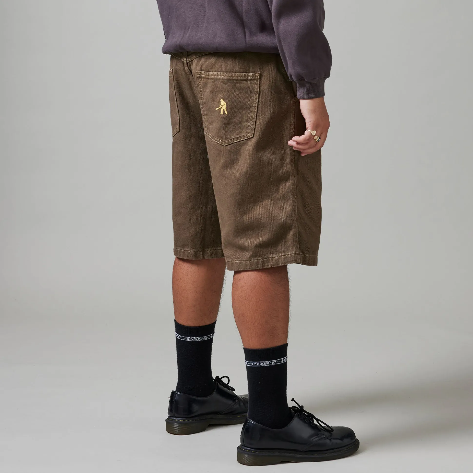 Pass~Port Workers Club Short - Washed Brown