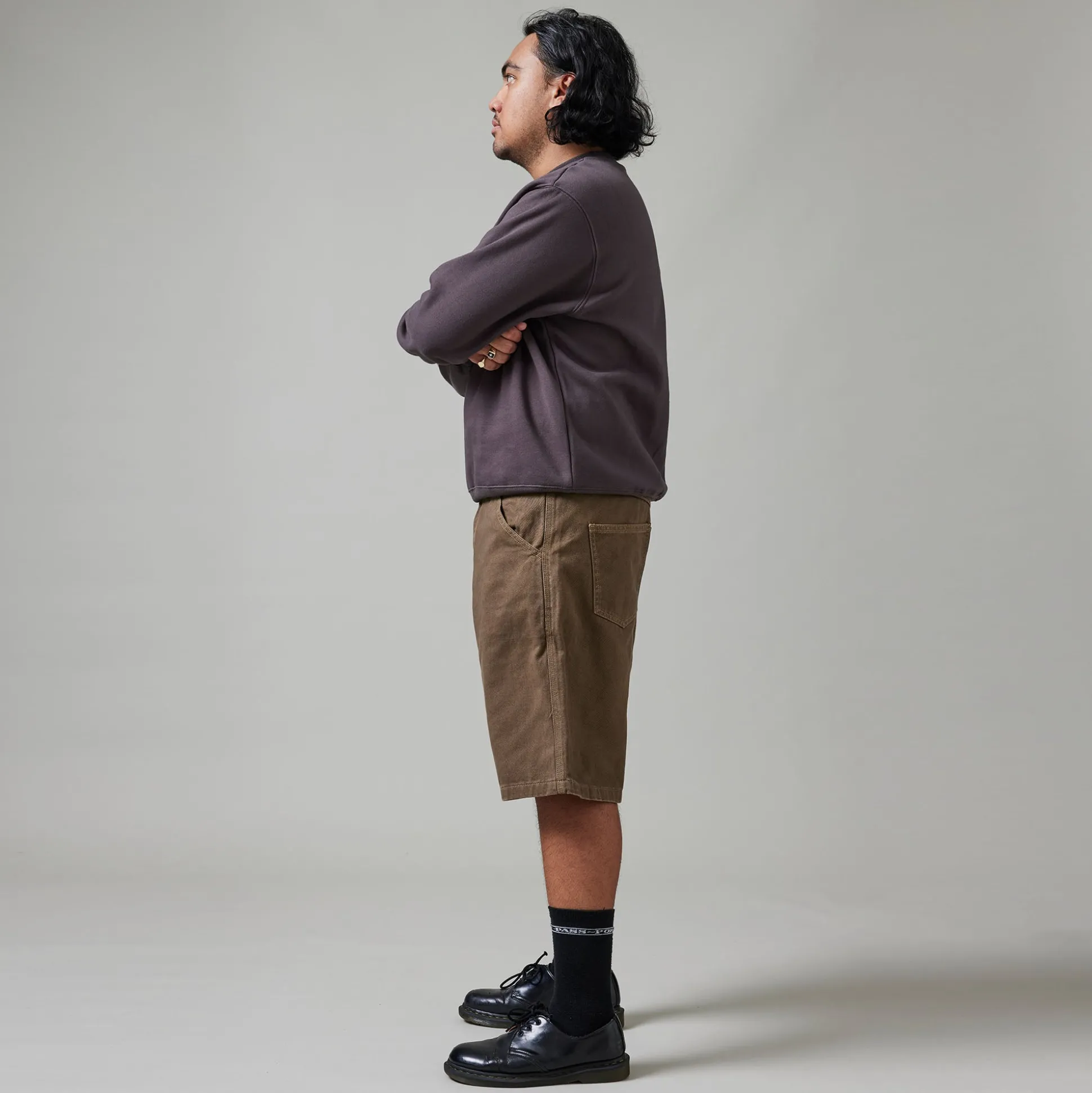 Pass~Port Workers Club Short - Washed Brown