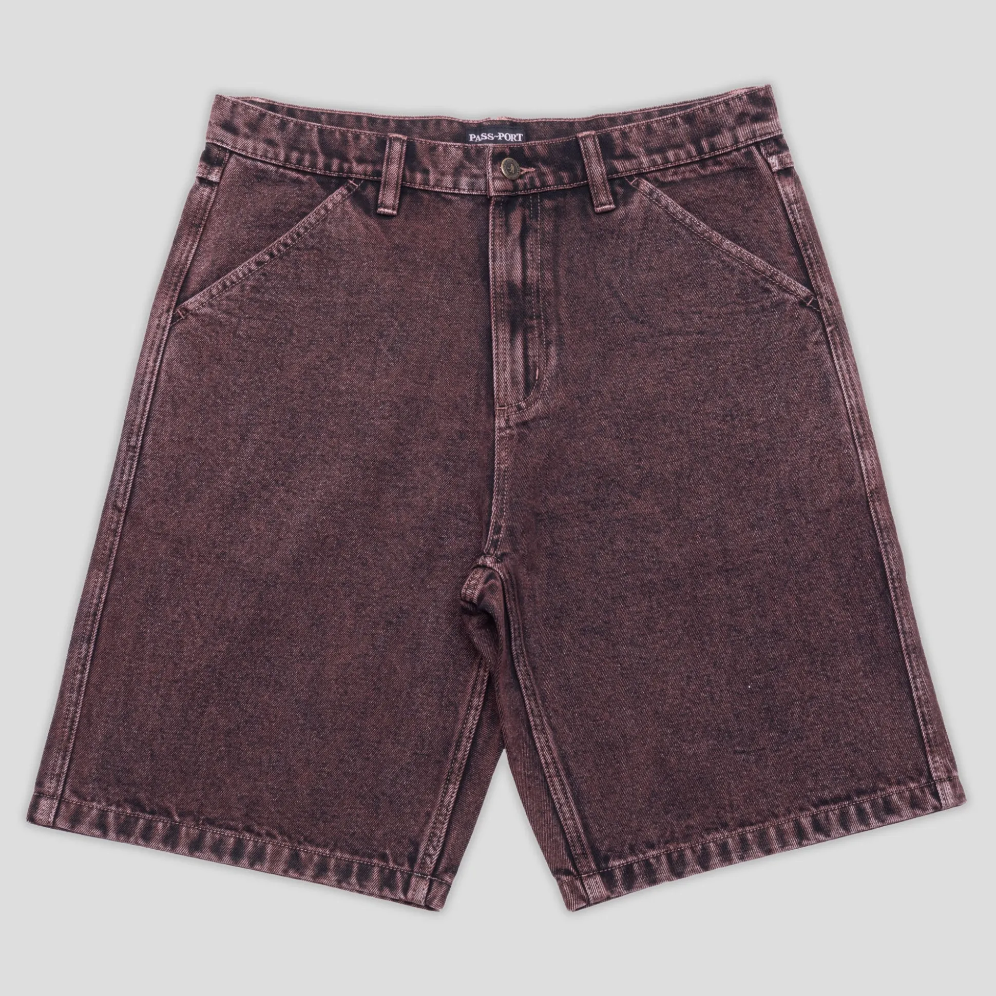 Pass~Port Workers Club Short - Wine Over-Dye
