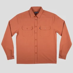 PASS~PORT "WORKERS" L/S SHIRT RUST