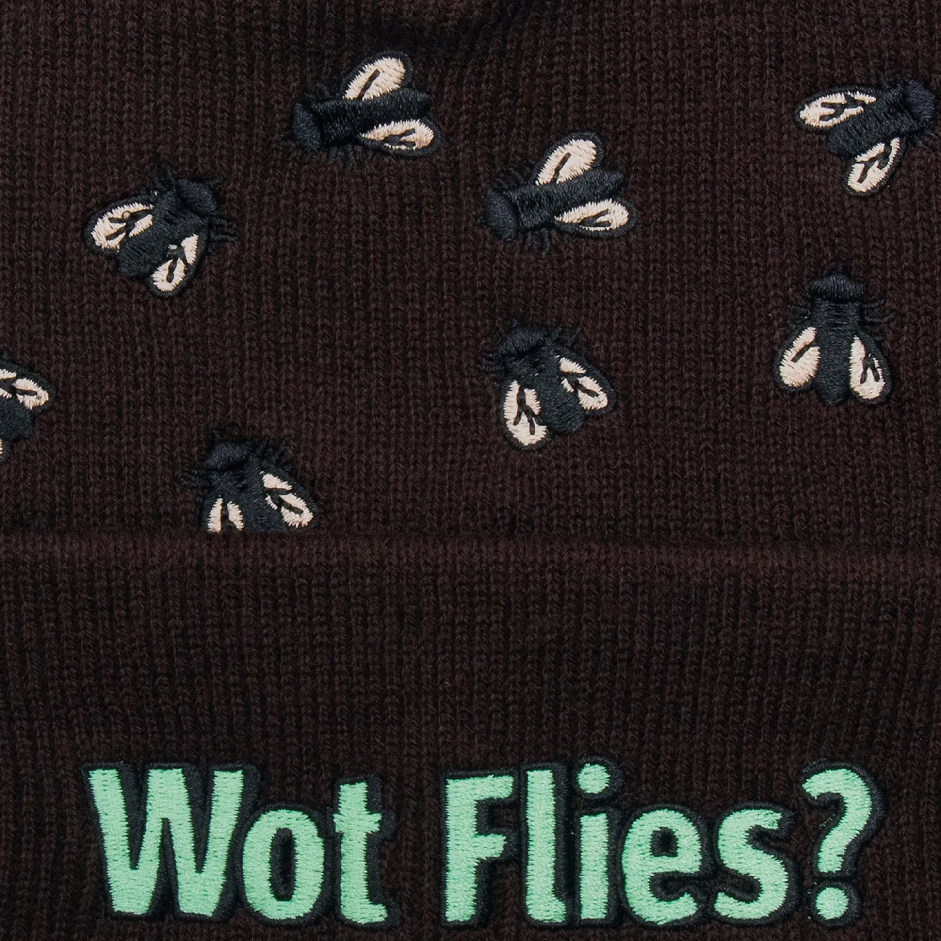 Pass~Port Wot Flies Beanie - Chocolate
