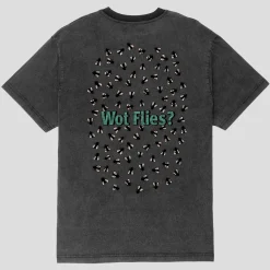 Pass~Port Wot Flies Tee - Black Acid