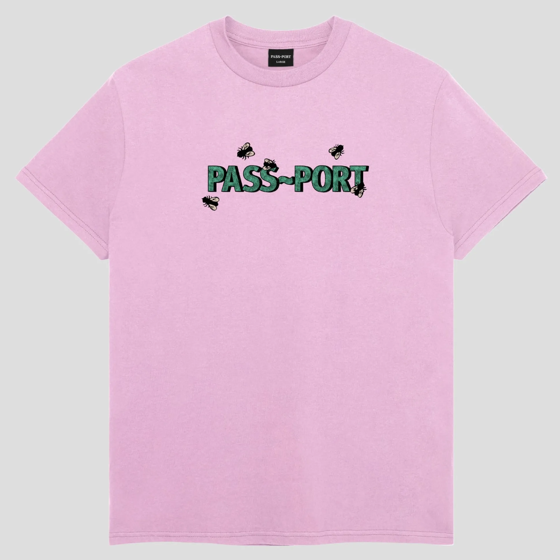 Pass~Port Wot Flies Tee - Light Pink