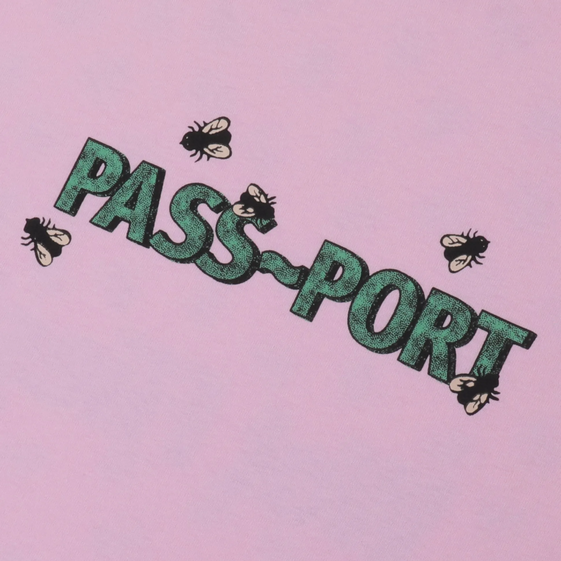 Pass~Port Wot Flies Tee - Light Pink