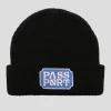 Pass~Port Yearbook Logo Beanie - Black