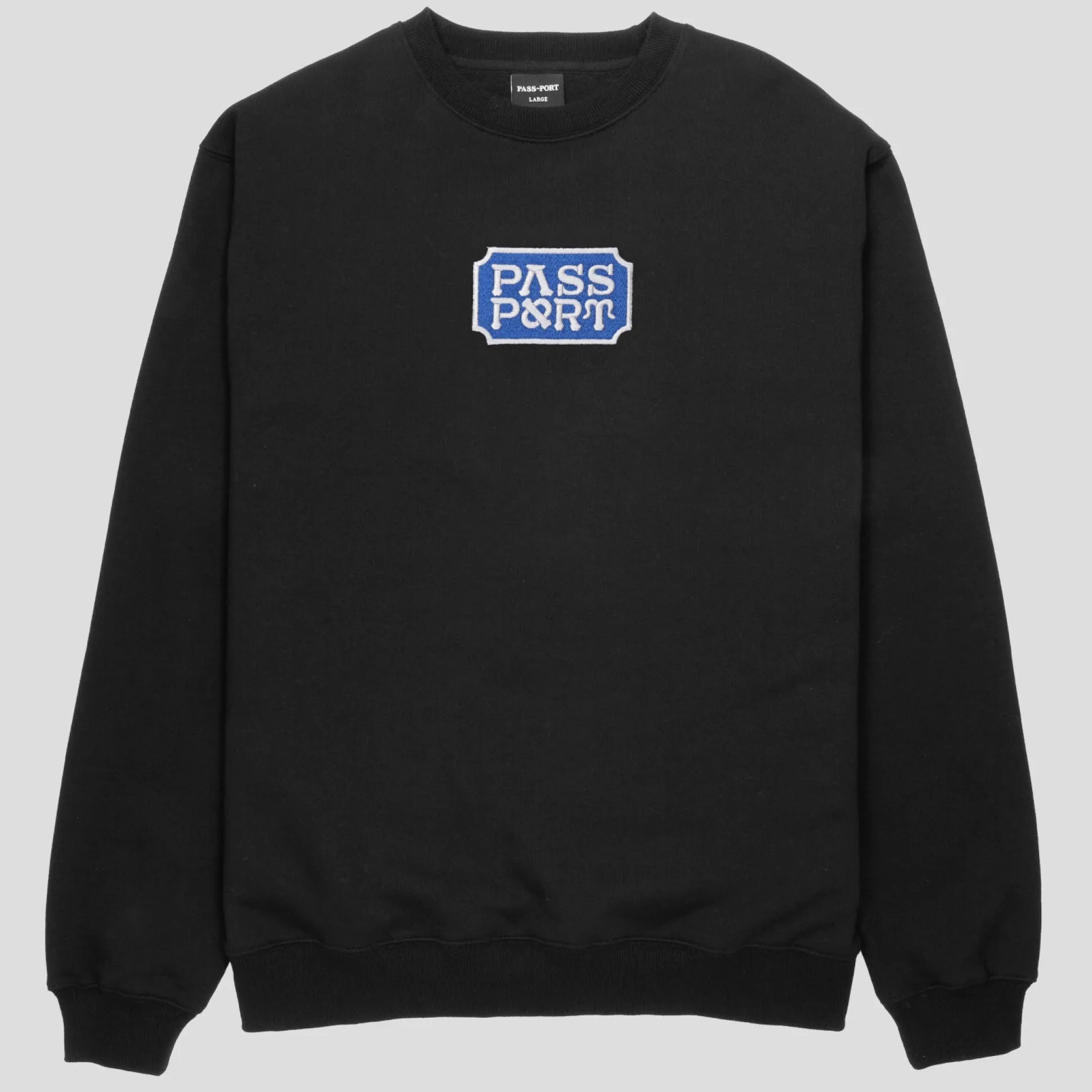 Pass~Port Yearbook Logo Sweater - Black