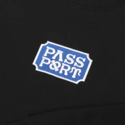 Pass~Port Yearbook Logo Sweater - Black