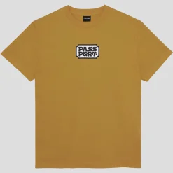 Pass~Port Yearbook Logo Tee - Mustard