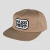 Pass~Port Yearbook Logo Workers Cap - Sand