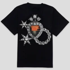 Pearls Skateboards Jewel Tee - Black