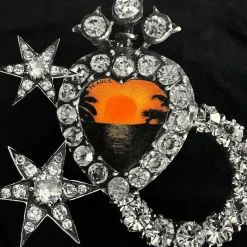 Pearls Skateboards Jewel Tee - Black