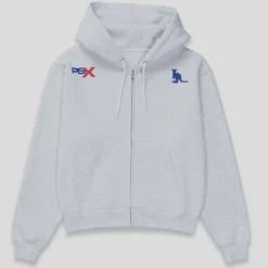 Pearls Skateboards Keel Zip Hood - Ice Marle