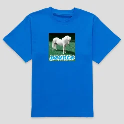 Pearls Skateboards Pony Tee - Royal Blue