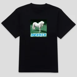 Pearls Skateboards Pony Tee - Black