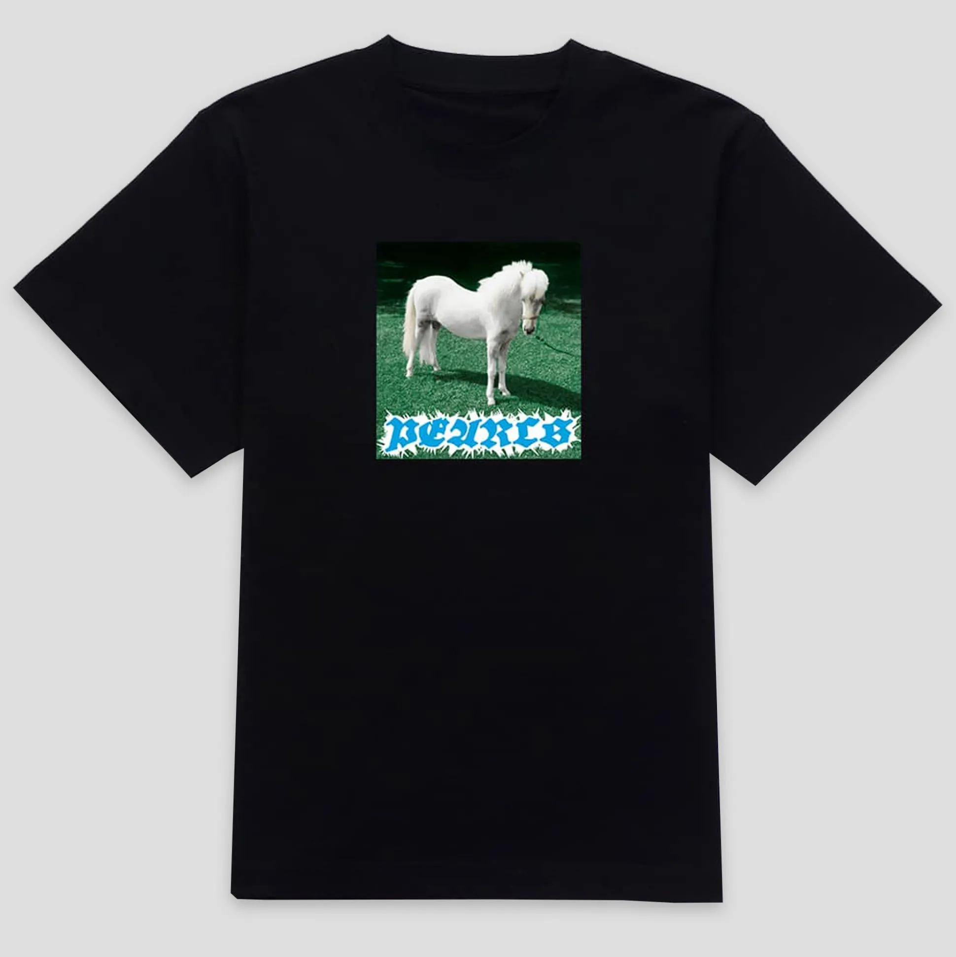 Pearls Skateboards Pony Tee - Black