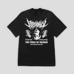 Personal Joint Funeral Fireworks Tee - Black