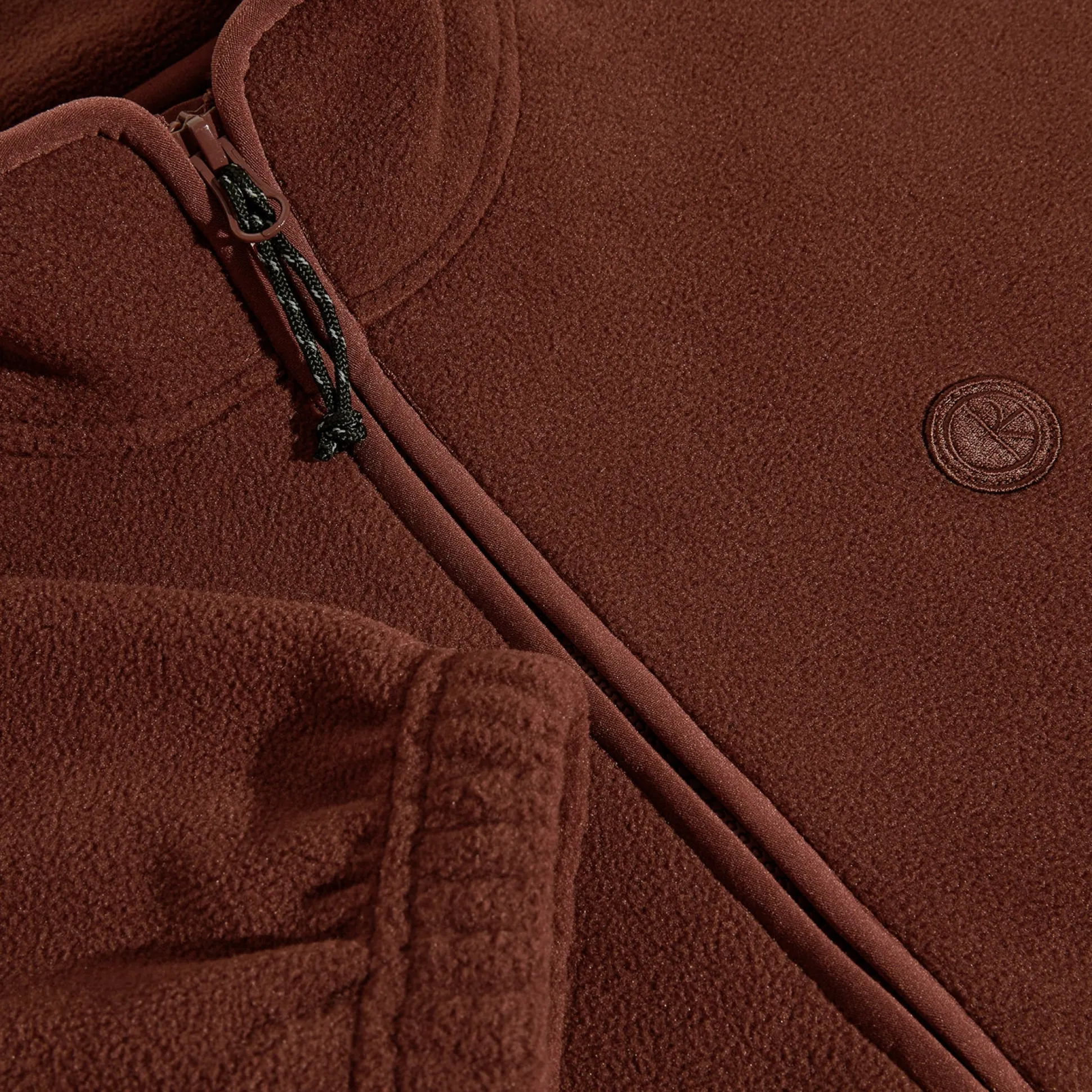 Polar Skate Co. Ivan Half Zip Sweater - Wine