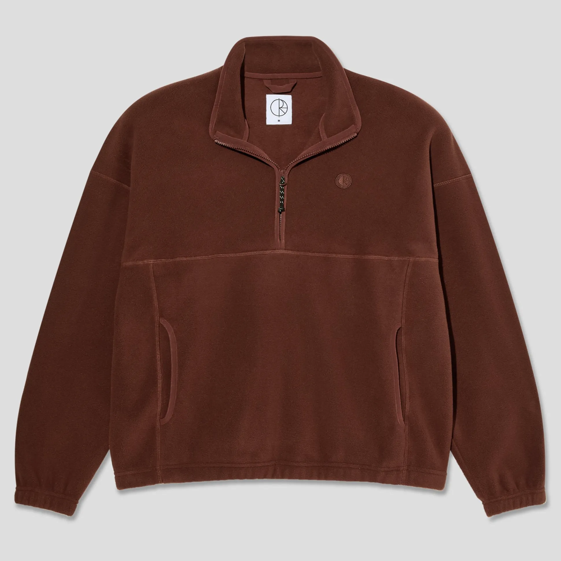 Polar Skate Co. Ivan Half Zip Sweater - Wine
