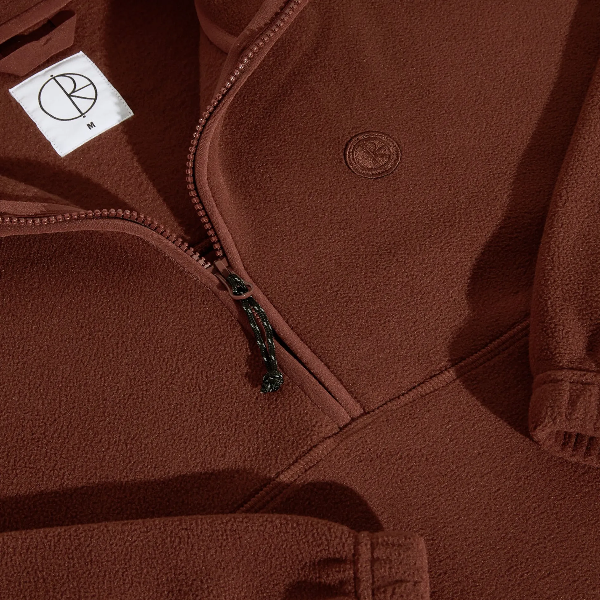 Polar Skate Co. Ivan Half Zip Sweater - Wine