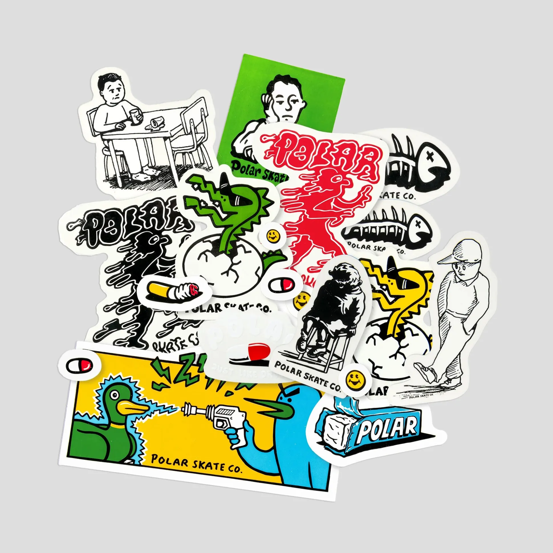 Polar Skate Co. Jacobs Corner Sticker Pack