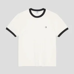 Polar Skate Co. Ringer Tee - Cloud White / Navy