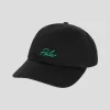 Polar Skate Co. Sai Cap Varsity Logo - Black / Emerald