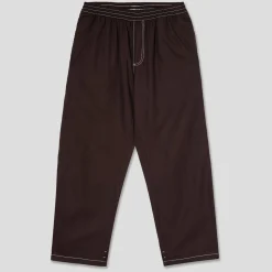 Polar Skate Co. 'Surf' Pant Contrast - Chocolate/White
