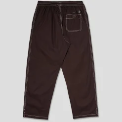 Polar Skate Co. 'Surf' Pant Contrast - Chocolate/White