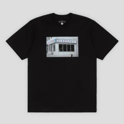 Quartersnacks Diner Tee - Black