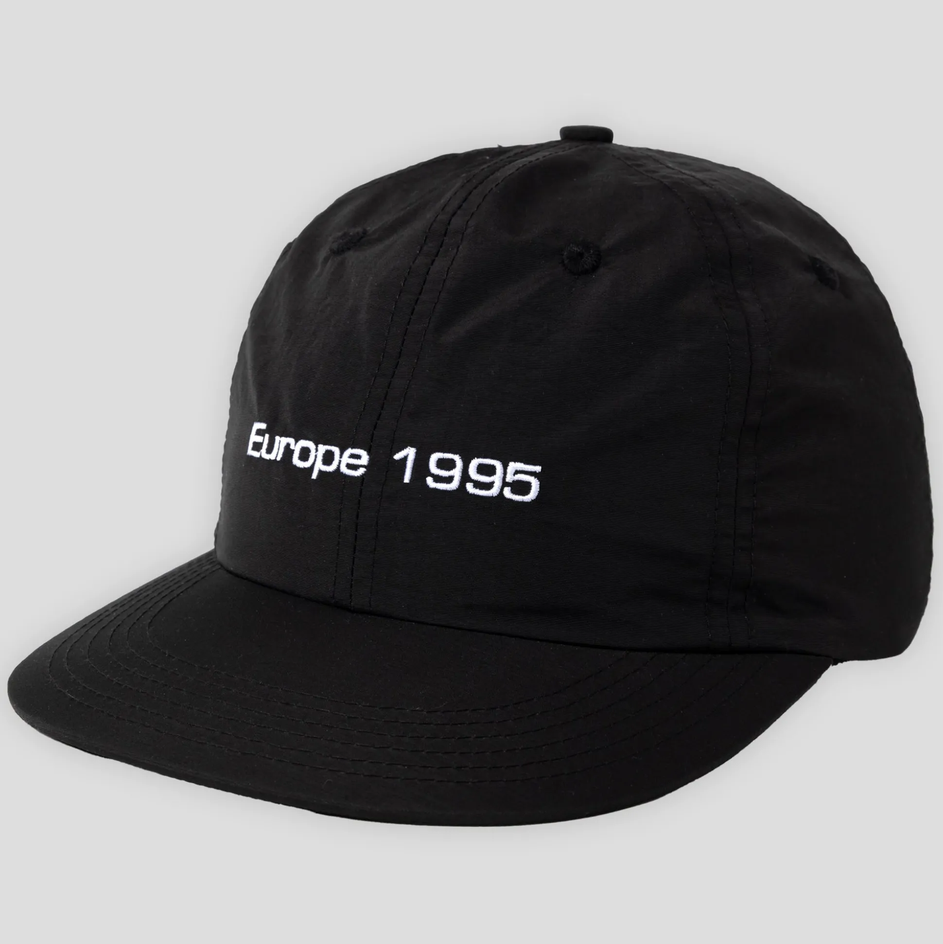 Quartersnacks Europe 1995 Nylon Cap - Black