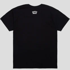 Quartersnacks Front Snackman Tee - Black