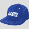 Quartersnacks Journalist Cap - Blue / Blue