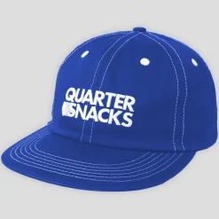 Quartersnacks Journalist Cap - Blue / Blue