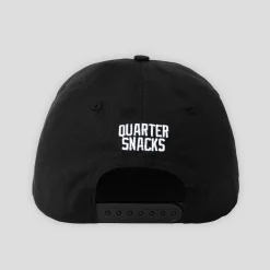 Quartersnacks Track Club Cap - Black Ripstop