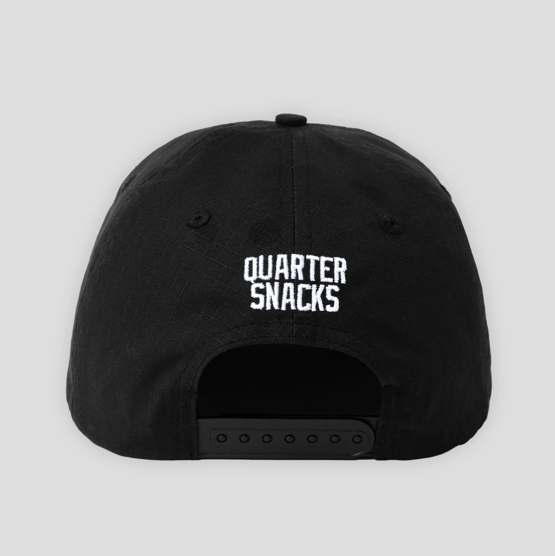 Quartersnacks Track Club Cap - Black Ripstop