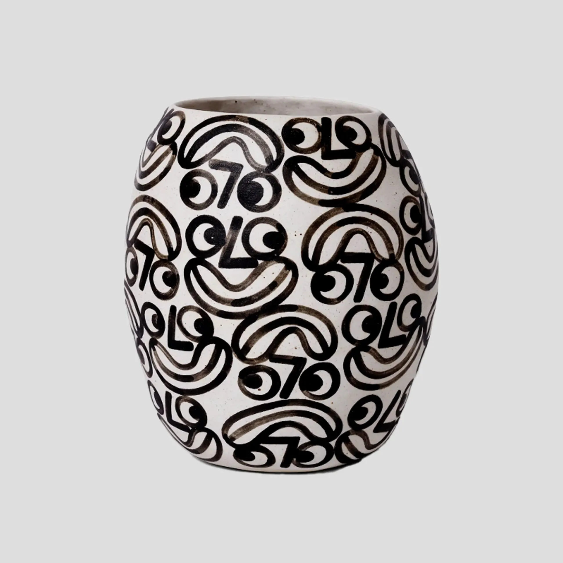 Rittle Large Vase - Black Speckle