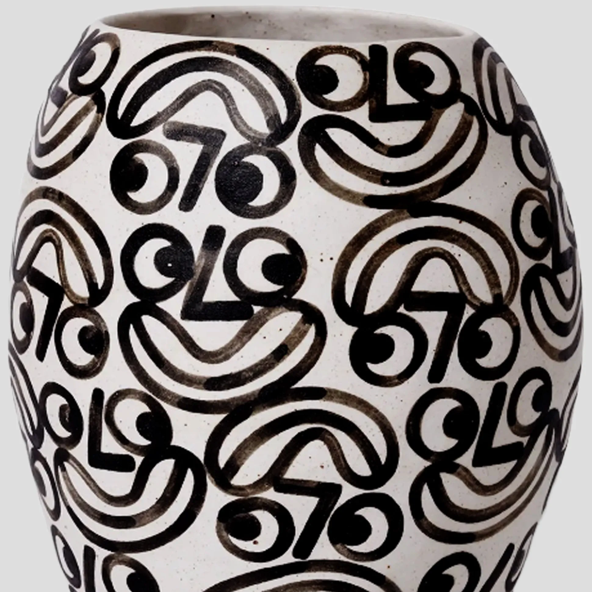 Rittle Large Vase - Black Speckle